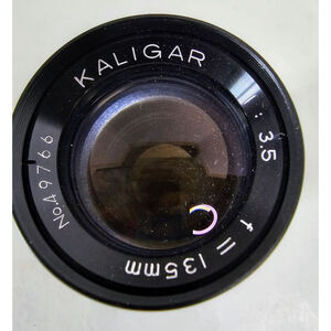 RARE VINTAGE Kaligar Camera Lens 135mm f/3.5‎ - Black